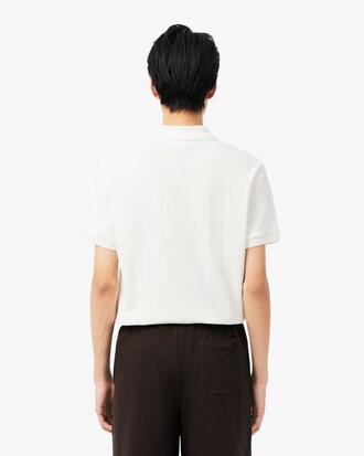 Classic Fit Ribbed Knit Polo