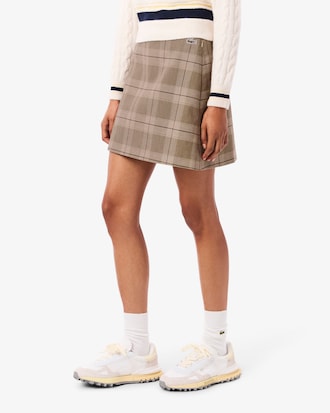 Women's Water-Repellent Plaid Skirt