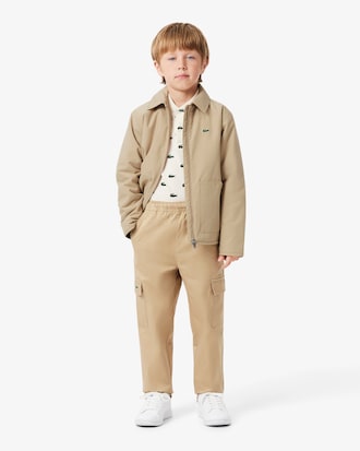 Boys' Water-Repellent Twill Harrington Jacket