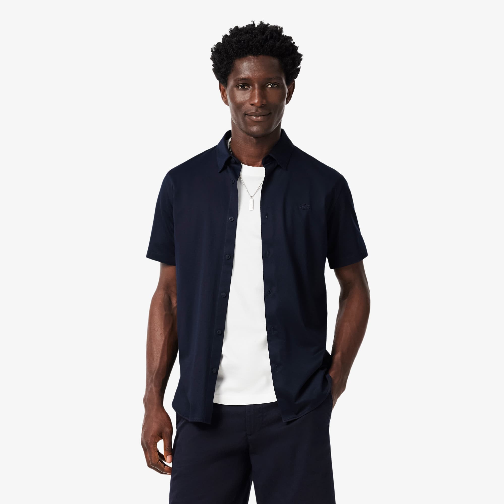 Slim Fit Short Sleeved Shirt