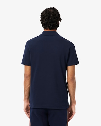 Men's Regular Fit Colorblock Petit Piqué Polo