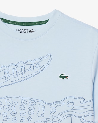 Playera Deportiva con Estampado de Cocodrilo Ultra Dry
