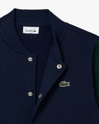 Kids' Contrast Sleeve Fleece Bomber Jacket