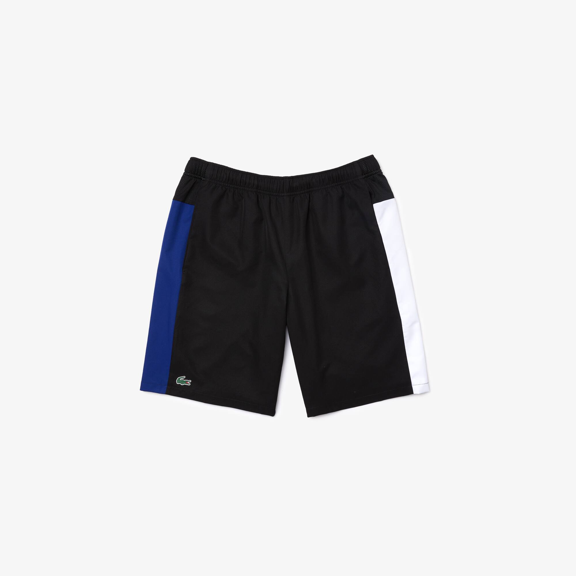 black lacoste shorts mens