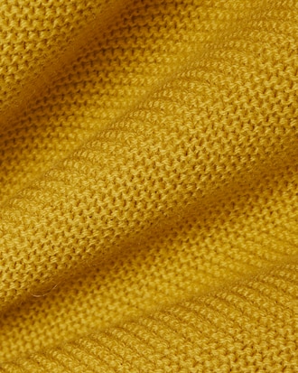 Cotton and Wool Blend Moss Stitch Cardigan