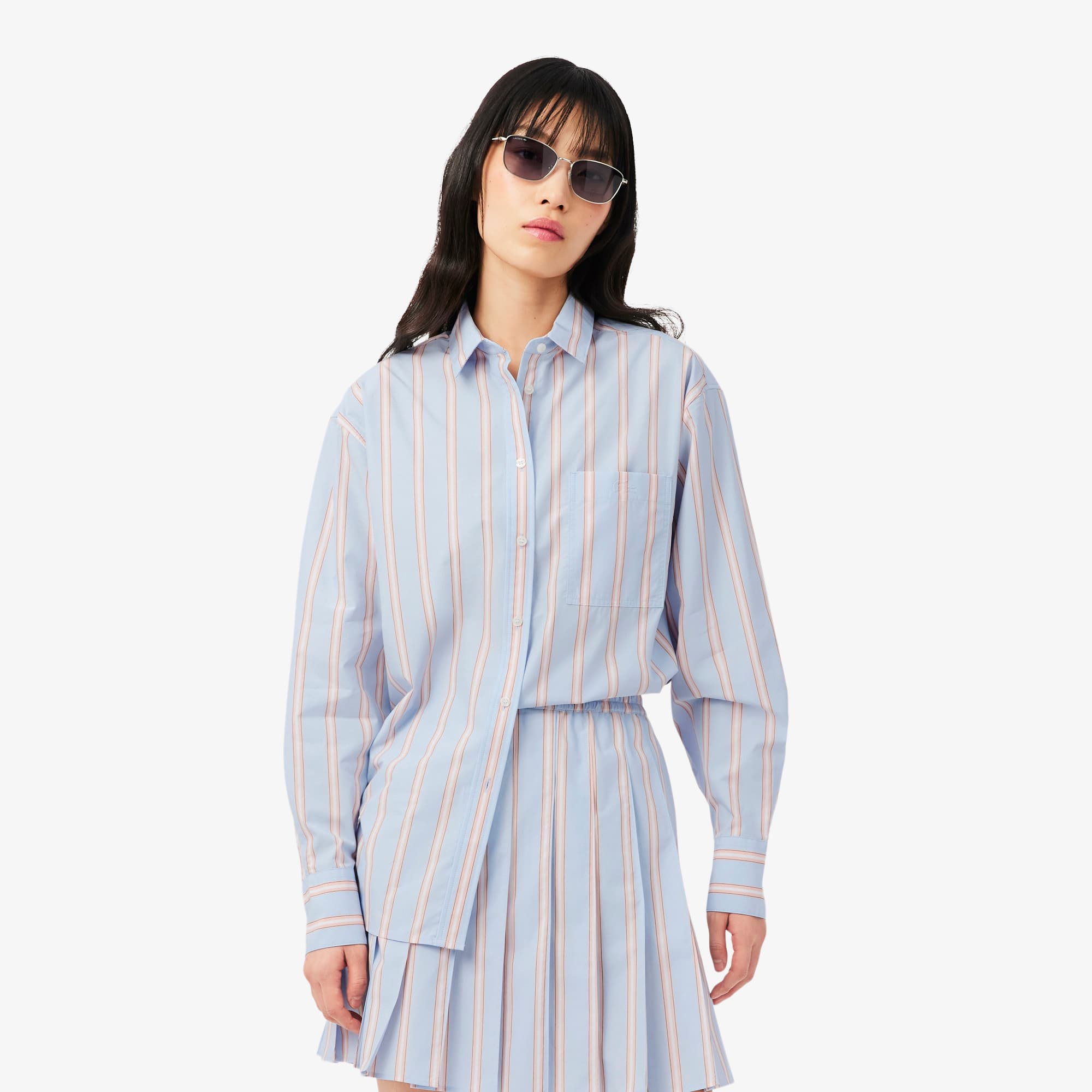 Oversized Cotton Poplin Shirt - All Women's Clothing - New In 2026