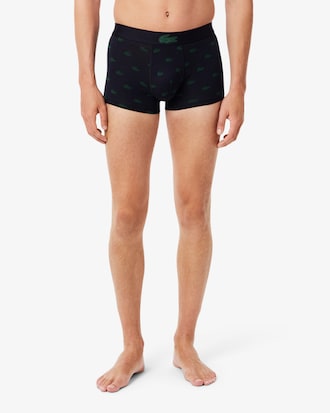 Men's 3-Pack Crocodile Print Trunks