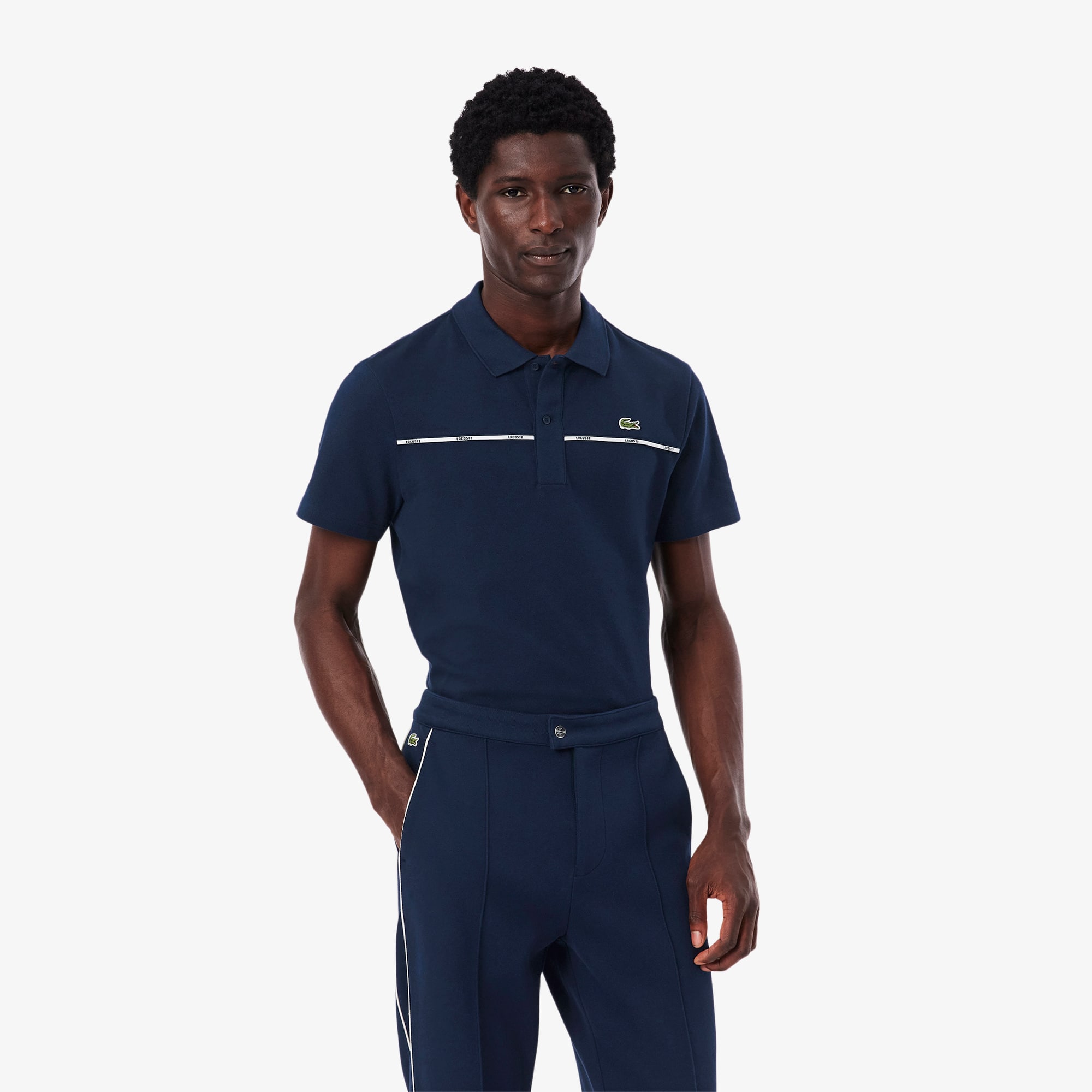 Lacoste Men's Regular Fit Logo Trim L.12.12 Polo