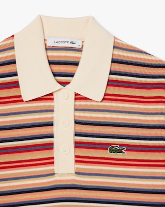 Women's Striped Cotton Polo