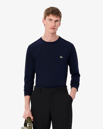 Men's Long Sleeve Pima Cotton T-Shirt