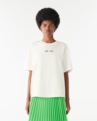 Women's Oversized Ball Print Cotton T-Shirt