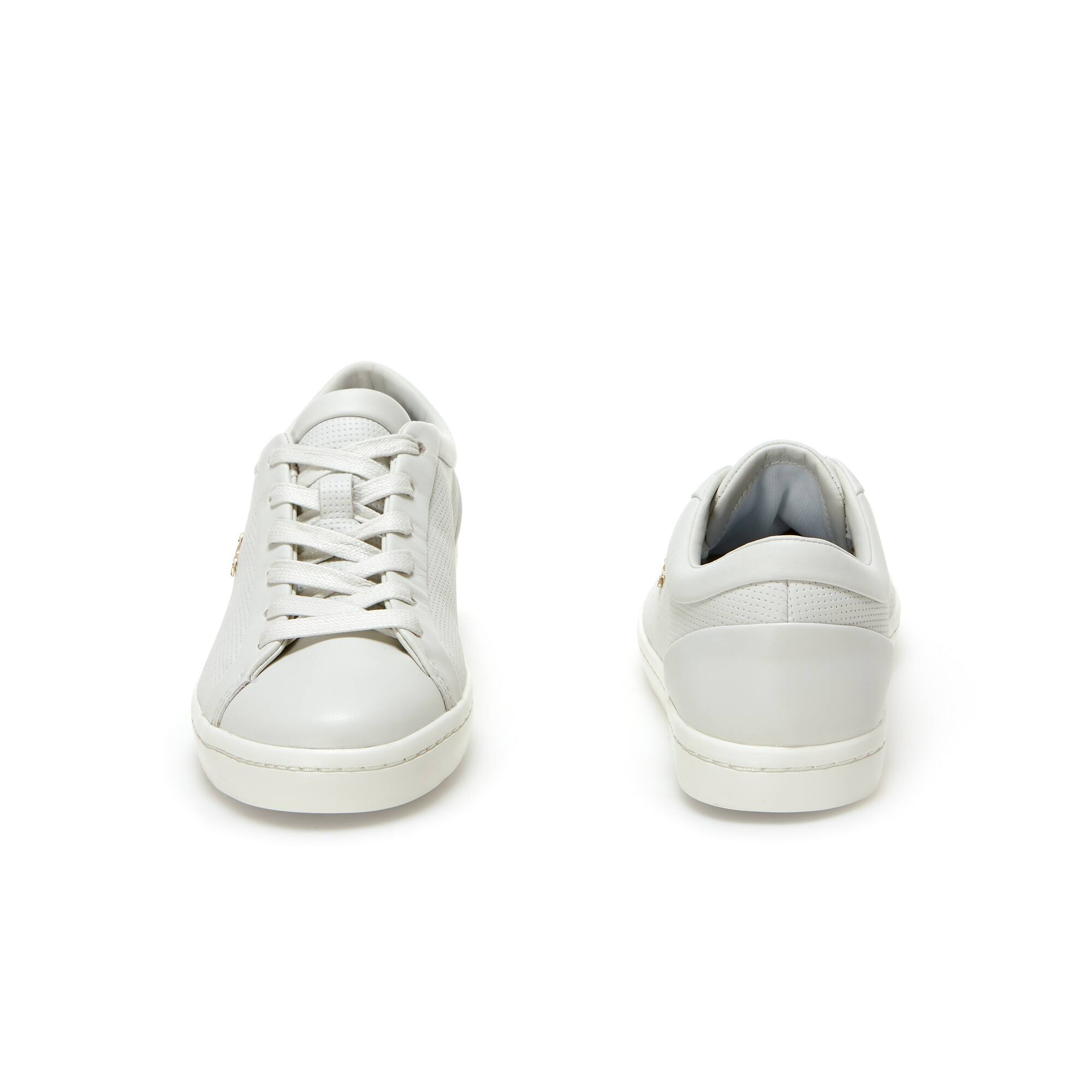 lacoste straightset leather sneaker