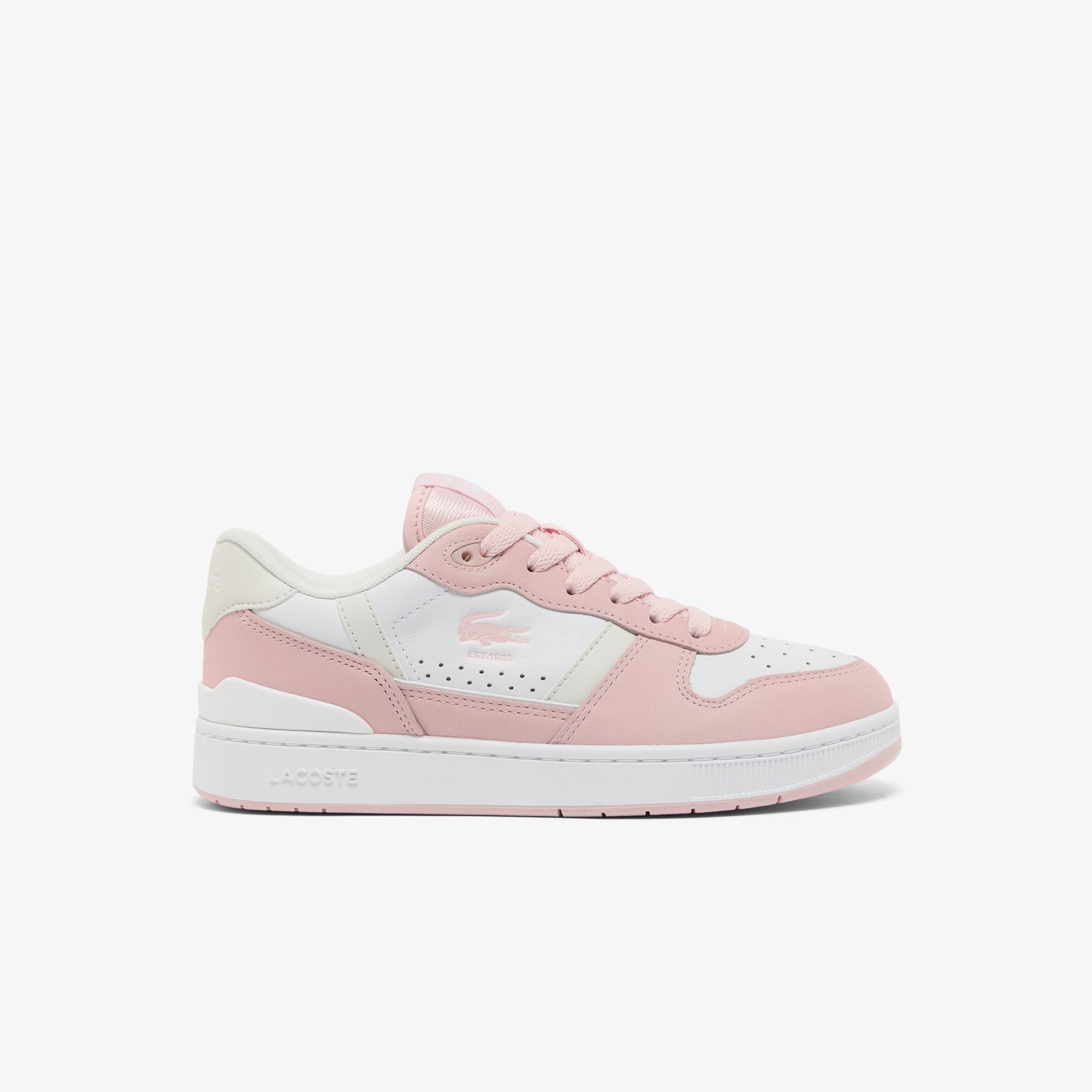Lacoste Sneakers T-Clip Set Mujer Piel Blanco
