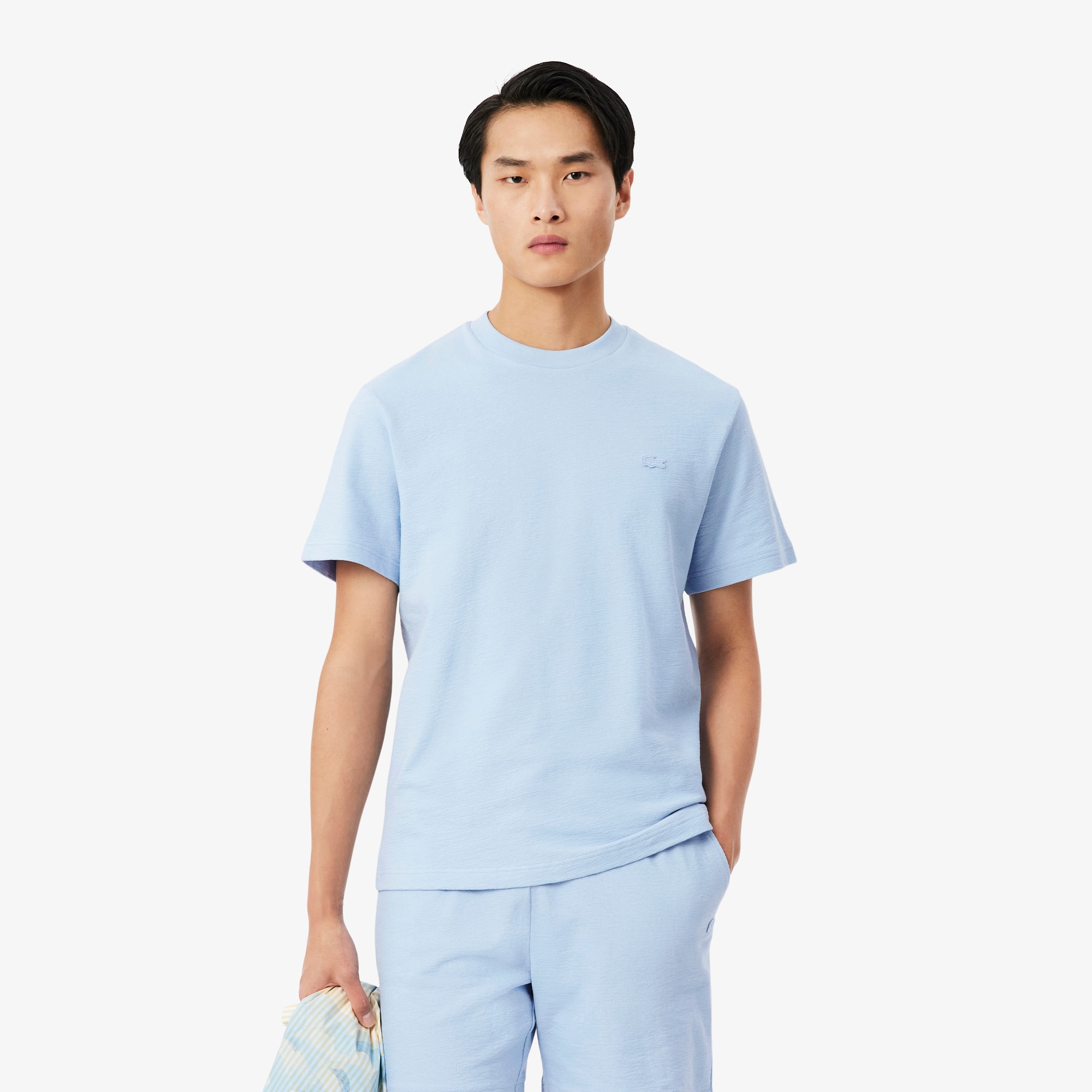 Textured Jersey T-Shirt - All Men's Clothing - New In 2026 | Lacoste