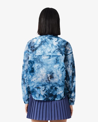 Women's Lightweight Crocodile Print Tennis Jacket