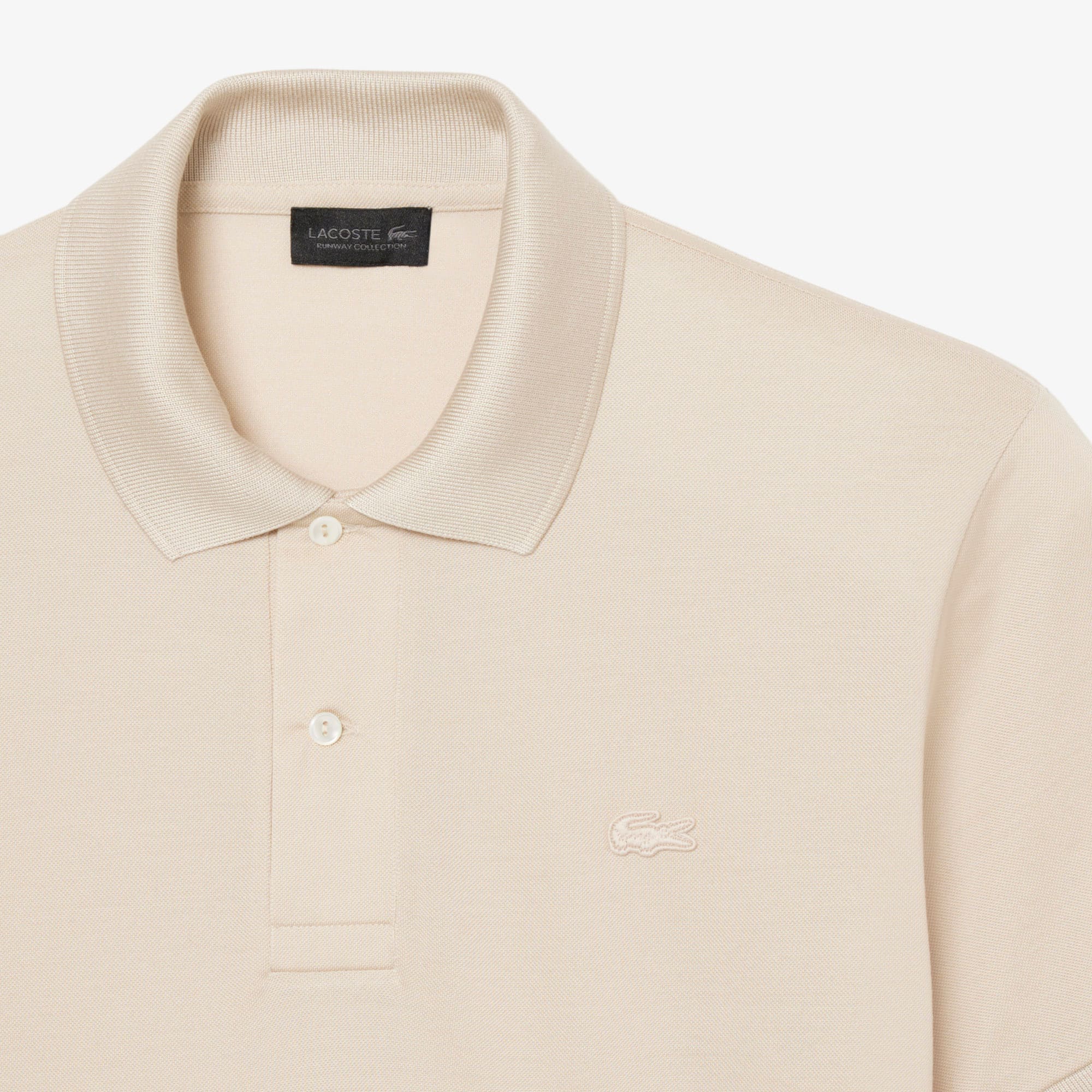 Runway Classic Fit Silk Piqué Polo Shirt