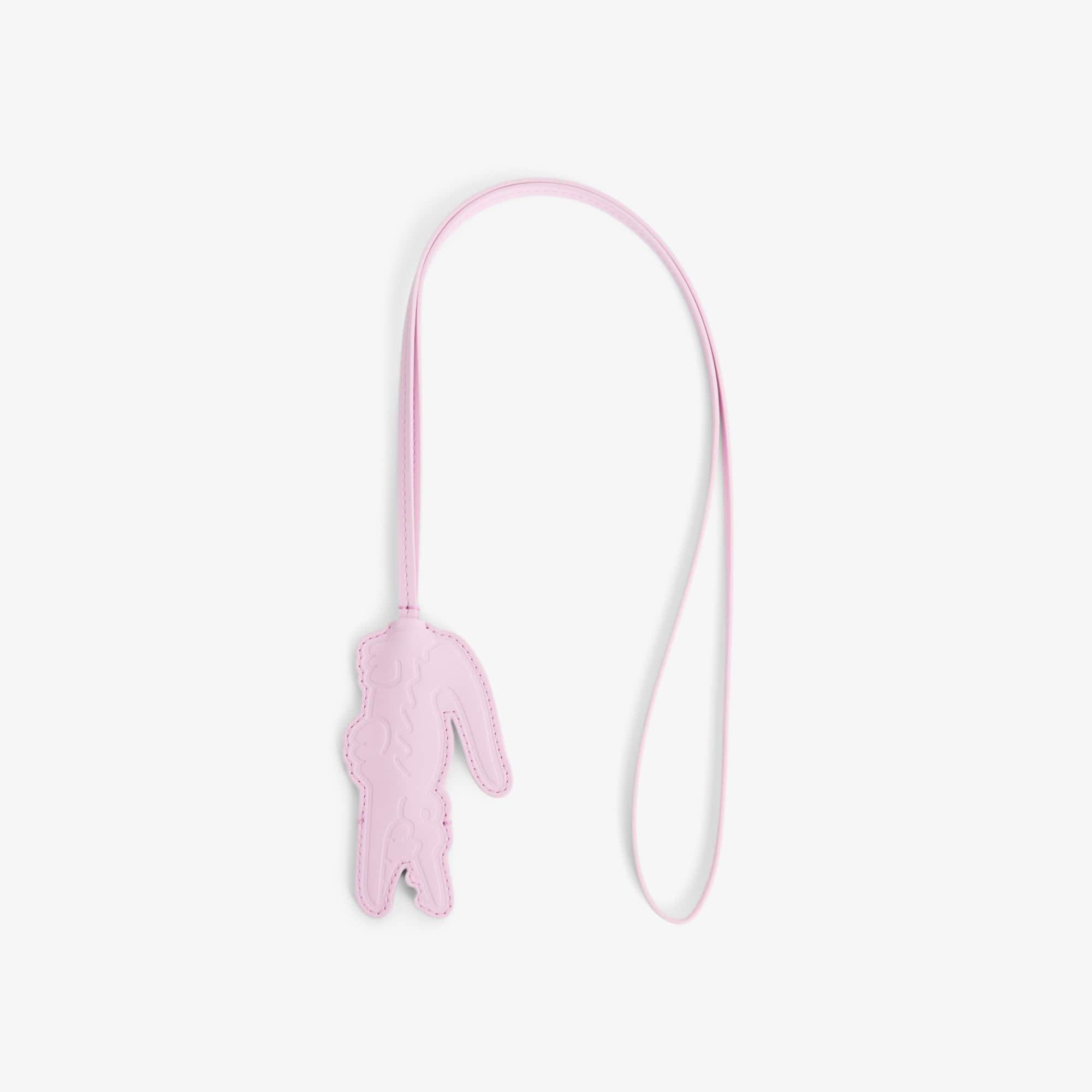 Lacoste Crocodile Key Ring - One Size In Pink