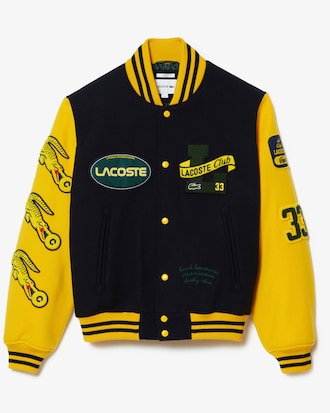 Unisex Two-Tone Wool Bomber Jacket