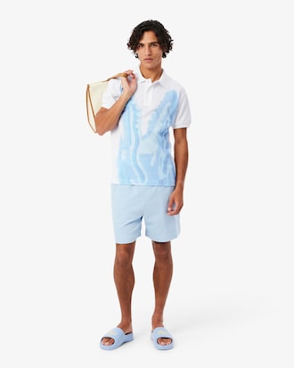 Classic Fit Printed Piqu&eacute; Polo