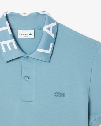 Polo de marca de corte entallado para hombre
