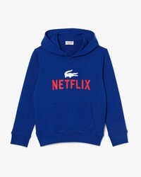 Kids&rsquo; Lacoste x Netflix Organic Cotton Hoodie