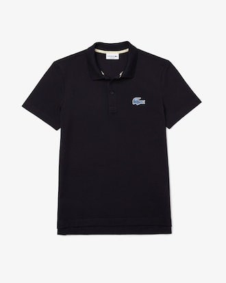 Men&rsquo;s Regular Fit Badge Cotton Piqu&eacute; Polo