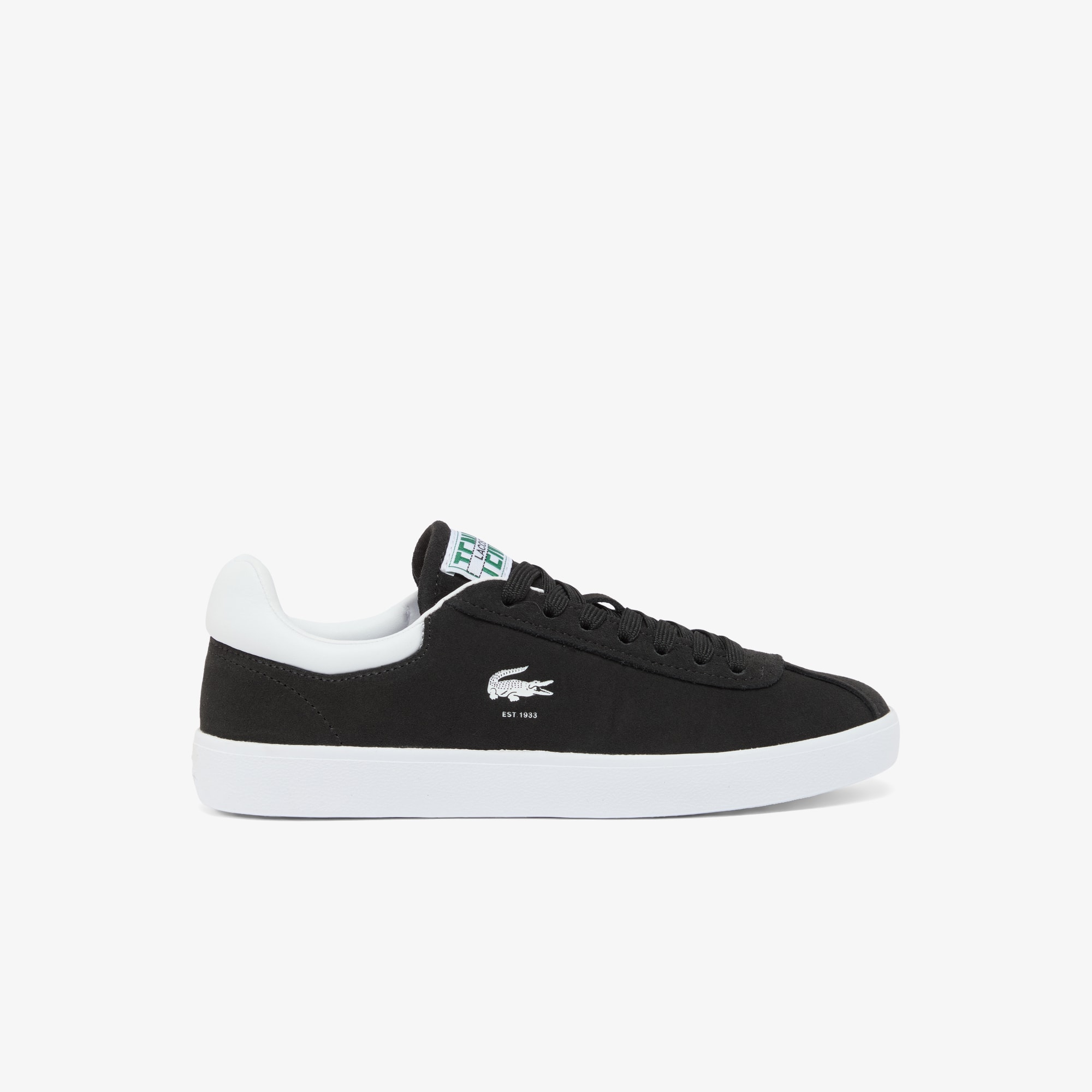 Lacoste Women's Baseshot Suede Sneakers - 8.5 In Black