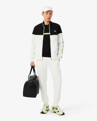 Sudadera de tenis con banda de marca