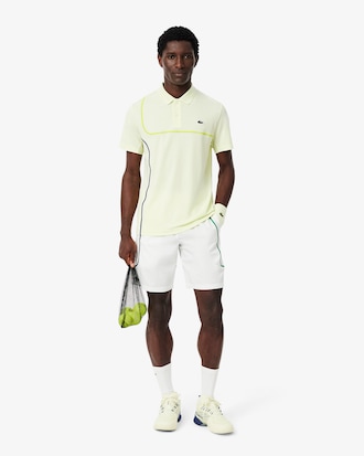 Shorts de tenis ligeros de Tafetánán con rombos