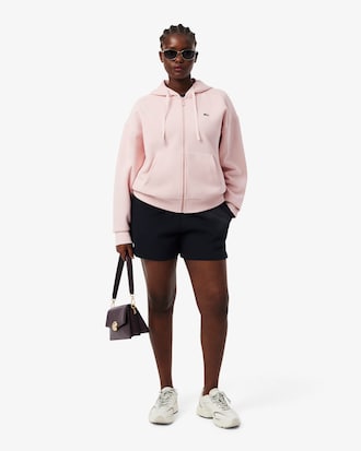 Women's Zip-Up Piqu&eacute; Hoodie