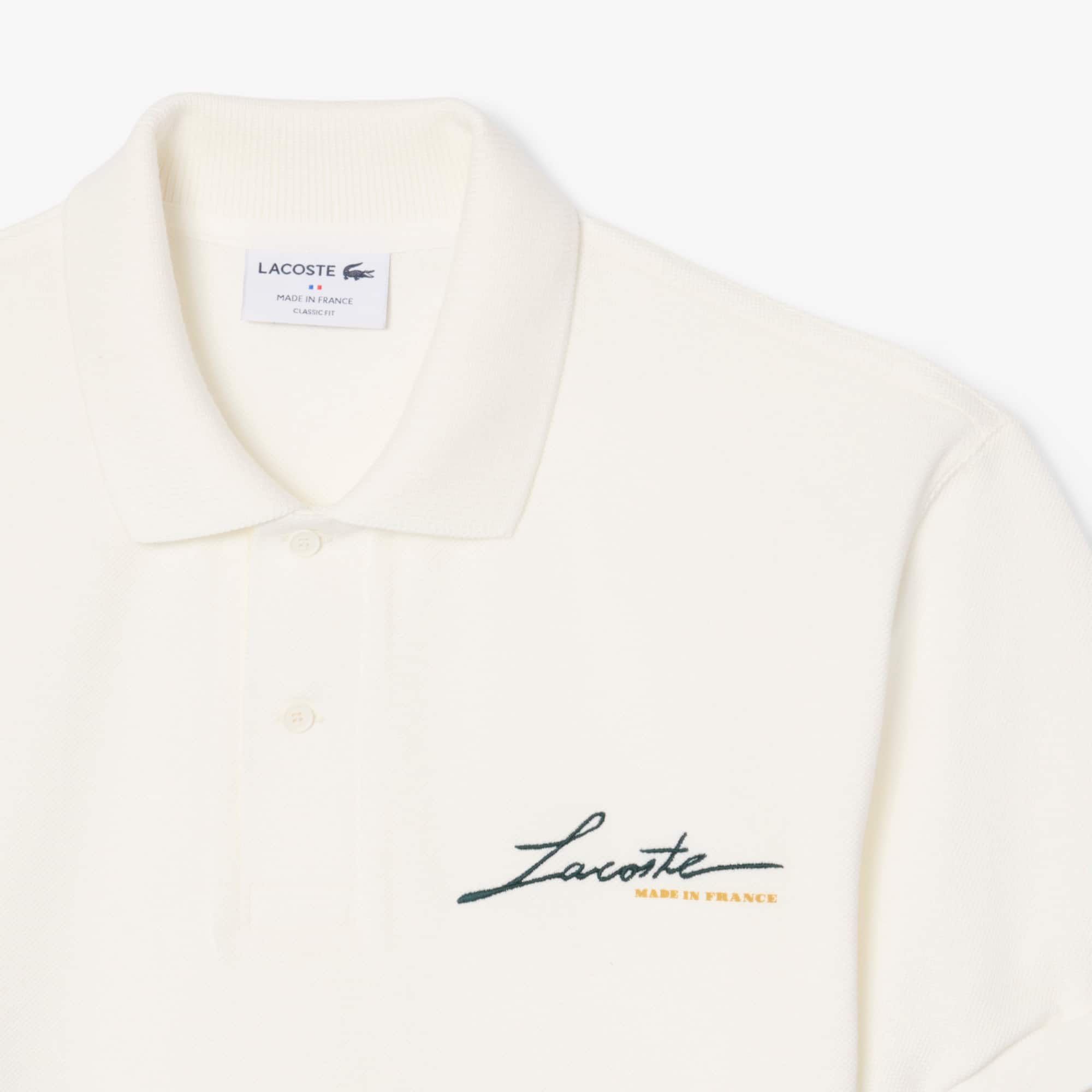 Classic Fit French Made Piqué Polo Shirt