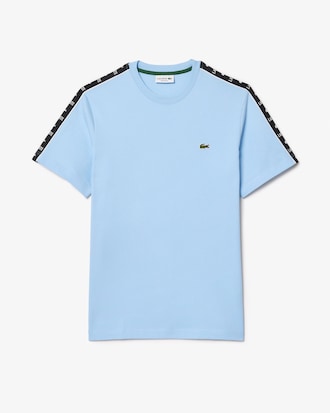 Men's Logo Stripe Cotton T-Shirt