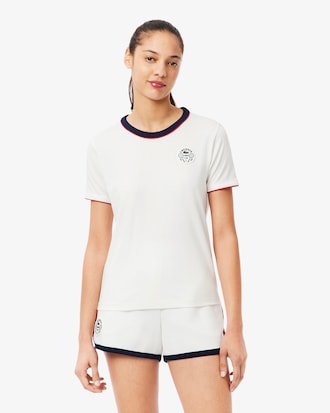 Playera Con Insignia Ultra Seco Tennis Heritage Para Mujer