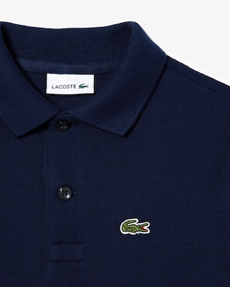 Kids' Long Sleeve Petit Piqué Polo