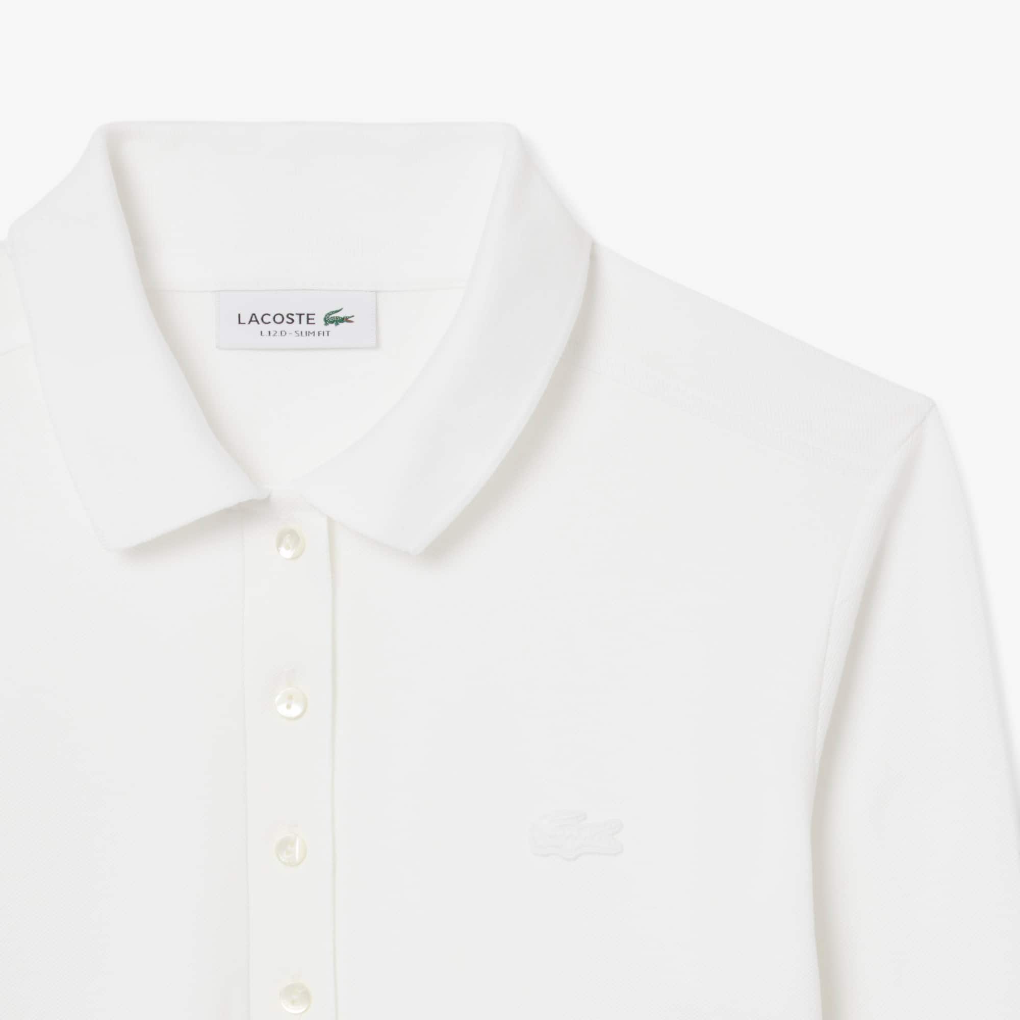 Women's Slim Fit L.12.D Stretch Mini Piqué Polo