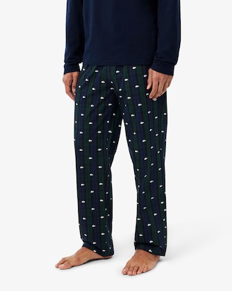 Men's Cotton Plaid Pajama Set