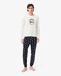 Men's Printed Jersey Pajama Set
