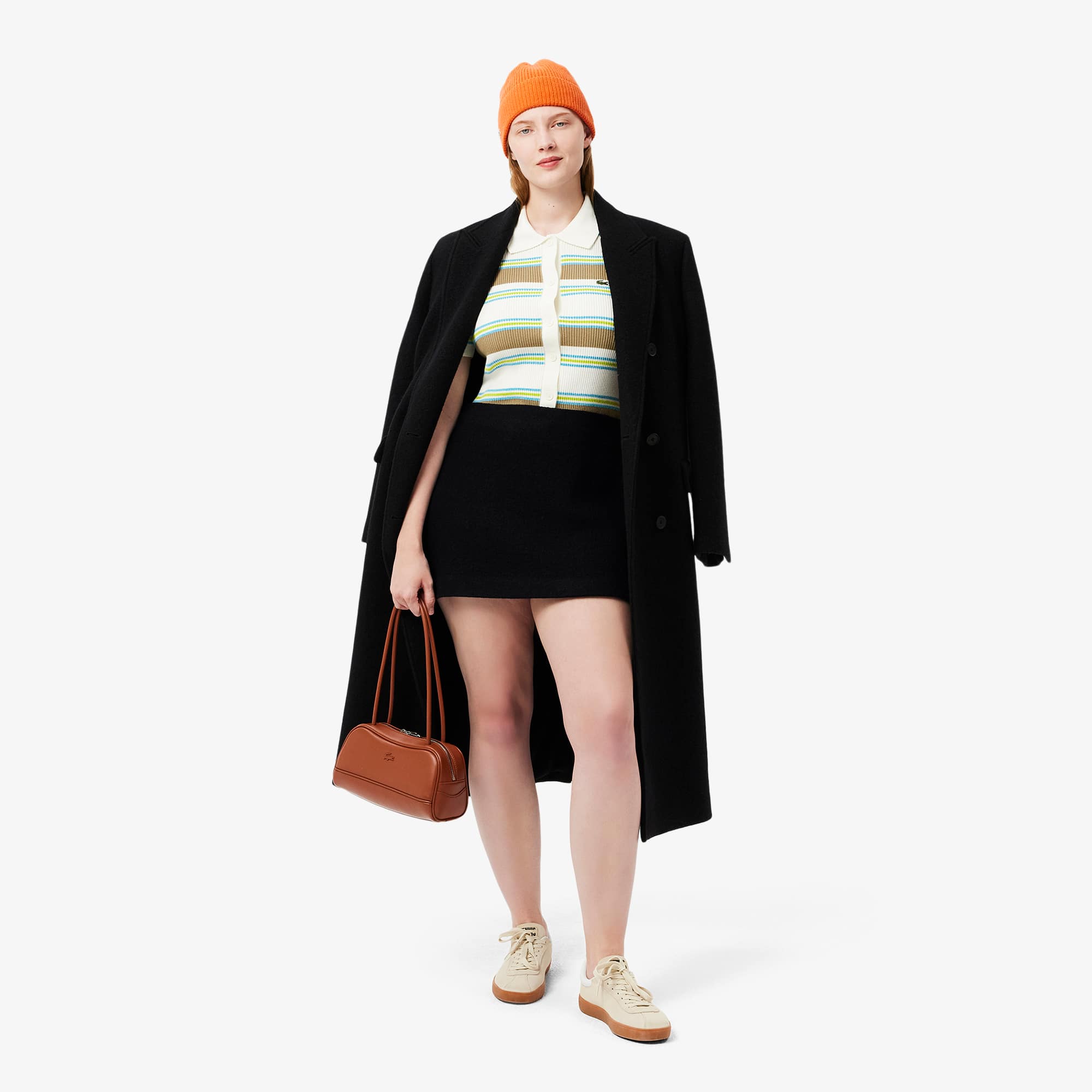 ★LACOSTE★ Women's Wool Mini Skirt Black JF6294-54N031 Women's Straight Wool Skirt - Shorts & Skirts - New In 2025