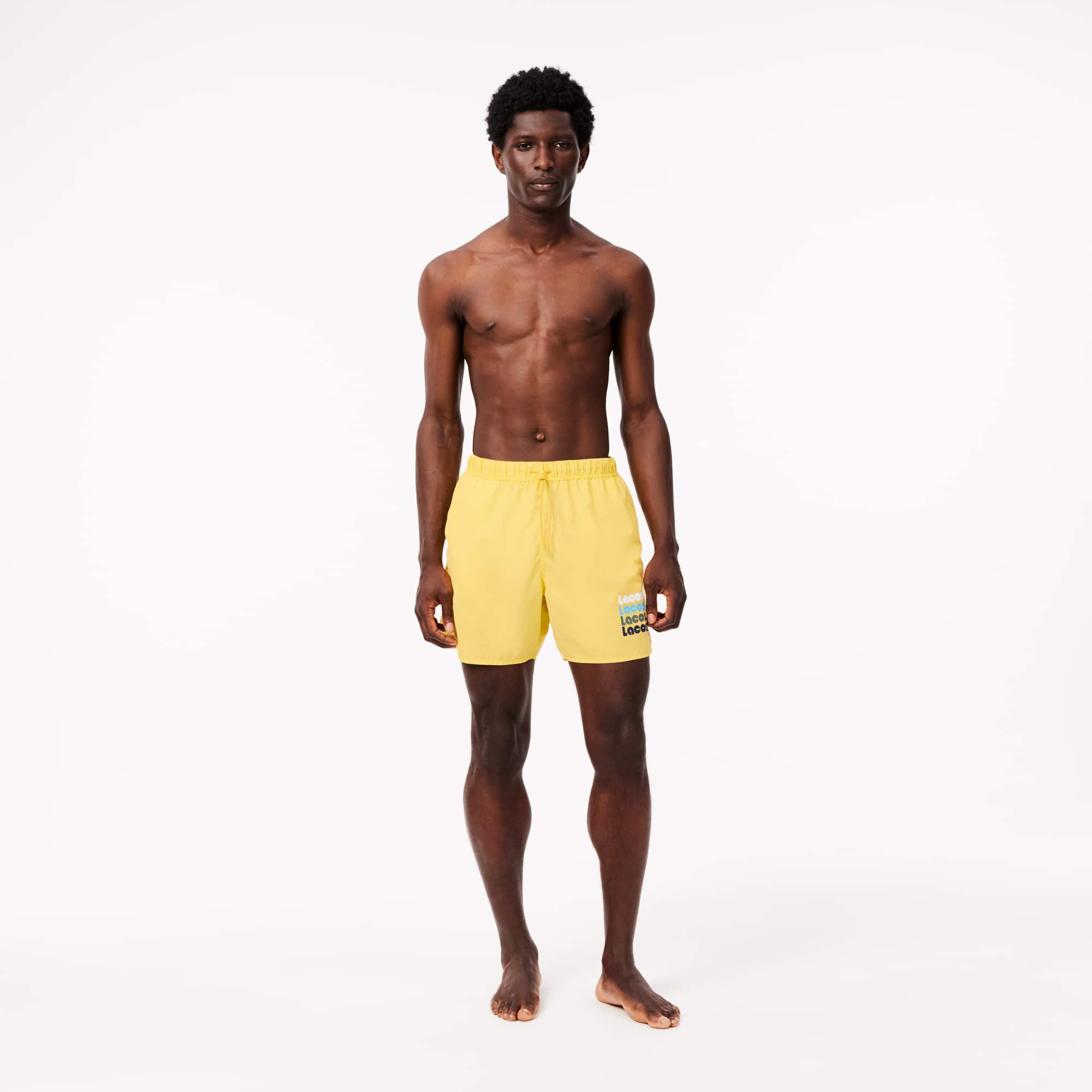 bonera サマーウェアセット イエロー Tシャツ ショートパンツ サコッシュ Men's Washed Effect Swim Trunks - Shorts & Swim - New In 2026