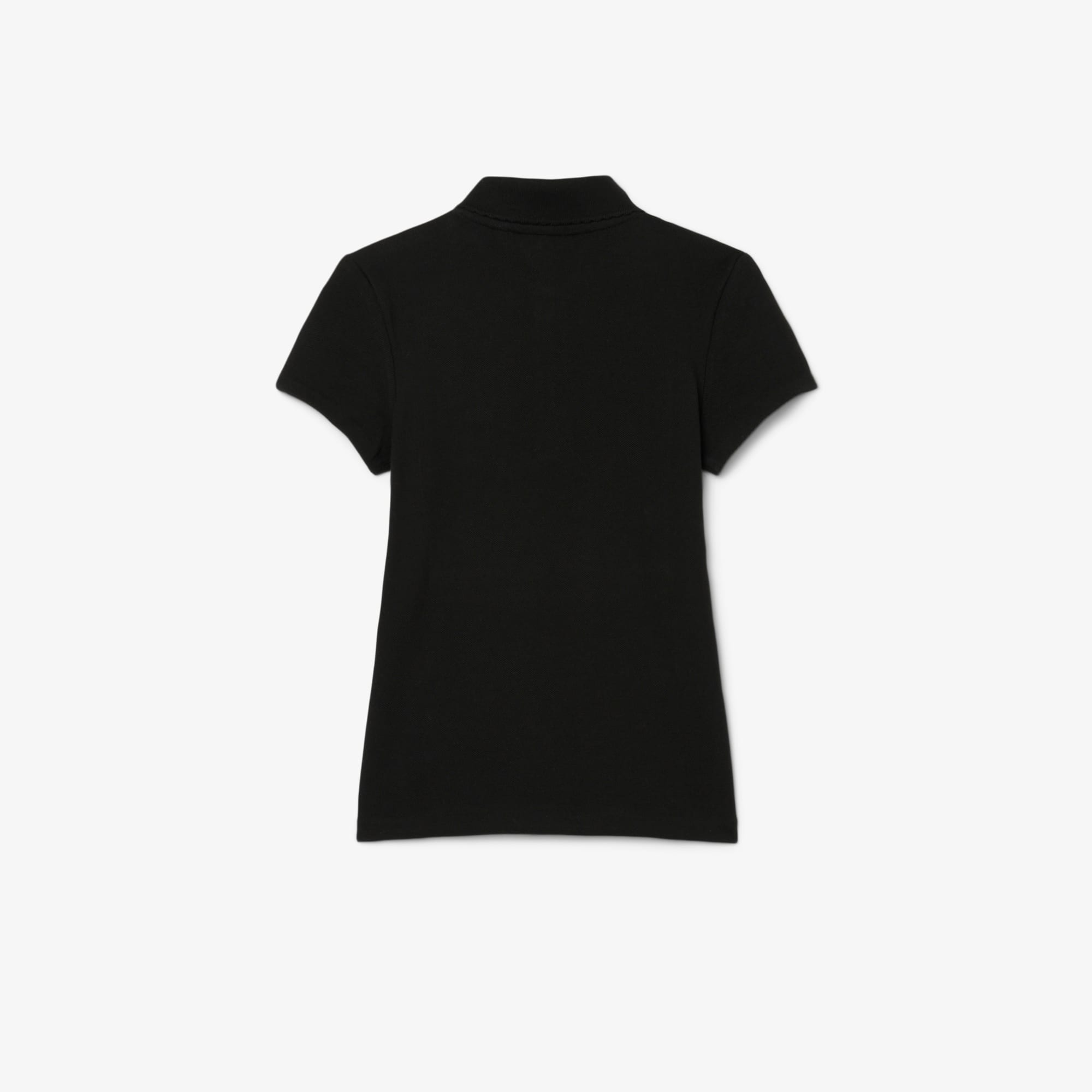 Girls' Scalloped Collar Piqué Polo