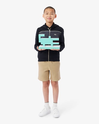 Colorblock Zipped Hoodie