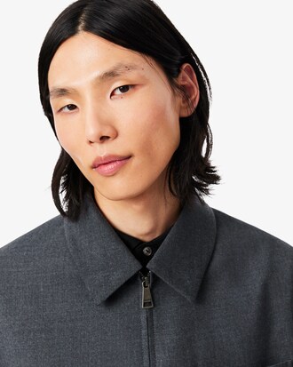 Pure Wool Zipped Jacket