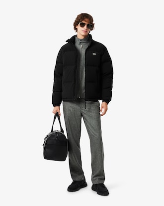Men's Water-Repellent Hooded Down Jacket