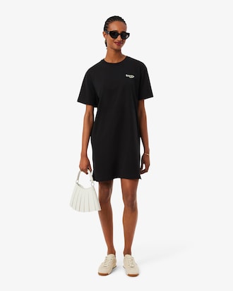 Oversized cotton T-shirt dress