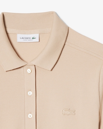 Women's Slim Fit Stretch Mini Piqu&eacute; Polo Dress