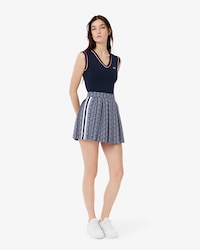 Women's Monogram Pleated Skirt