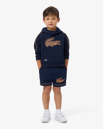 Striped Taffeta Sport Shorts