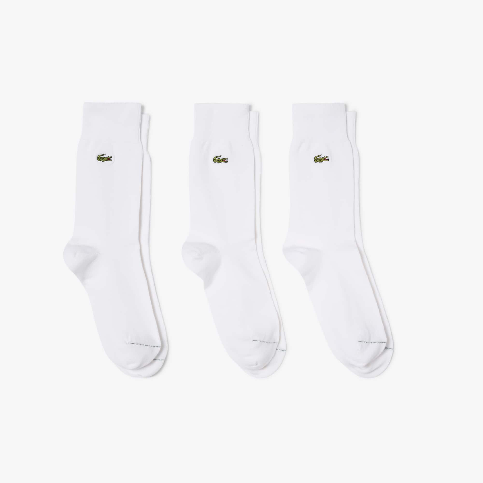 Lacoste Unisex 3-Pack Long Socks