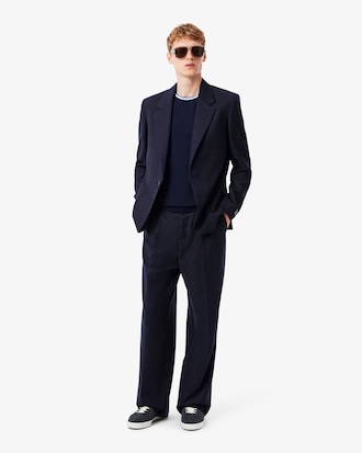 Men's Straight Fit Felted Wool Pants