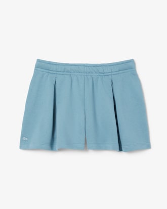 Shorts de tela plisados ​​para mujer